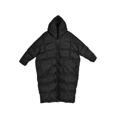 Winter Jacket Plus Size Loose Tooling Long Hodded Cotton-Padded