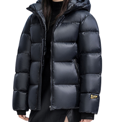 Winter Jacket black Gold Down Couple Style