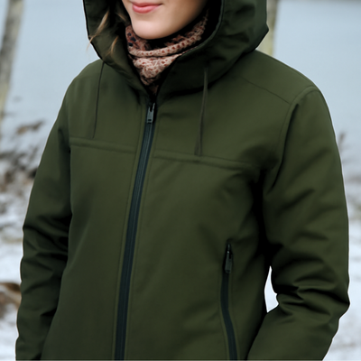 Waterproof Winter Jacket Simple All-match Casual Solid