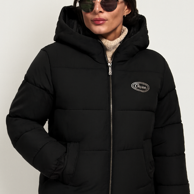 Short Fashion Winter Jacket White Goose Down Hooded Down Warm