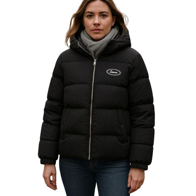 Short Fashion Winter Jacket White Goose Down Hooded Down Warm