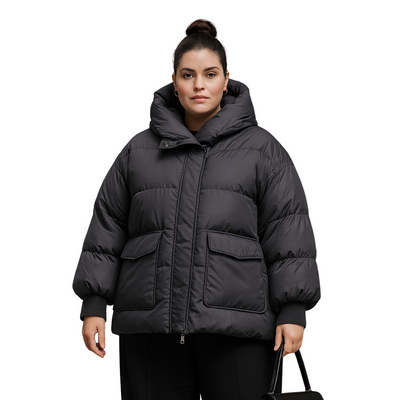 Winter Jacket Plus Size Warm Loose Short