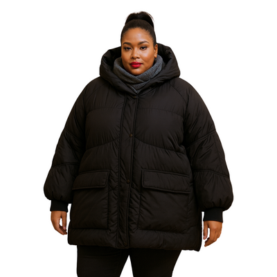 Winter Jacket Plus Size Warm Loose Short
