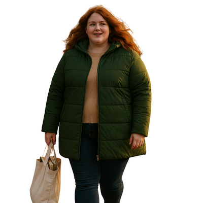 Winter Jacket Plus Size Warm Loose Short