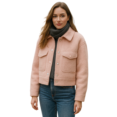 Short Loose Winter Jacket Student Autumn