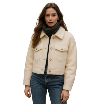 Short Loose Winter Jacket Student Autumn