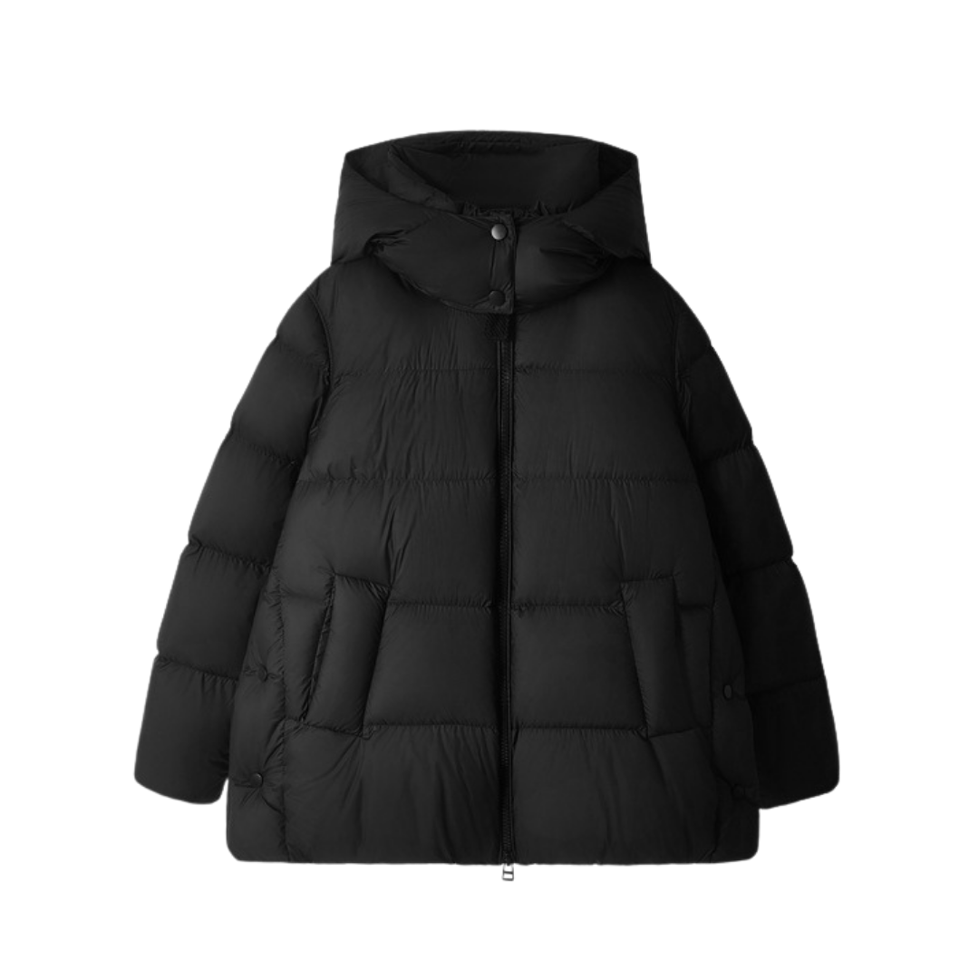 Short Winter Jacket Cap Down Detachable