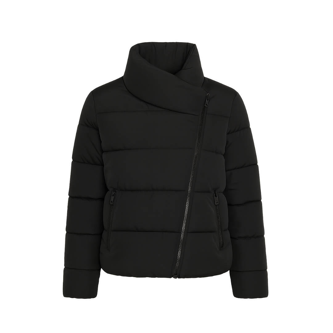 Short Winter Jacket Down flying sleeves with Polyester Fiber