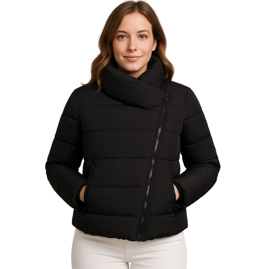 Short Winter Jacket Down flying sleeves with Polyester Fiber