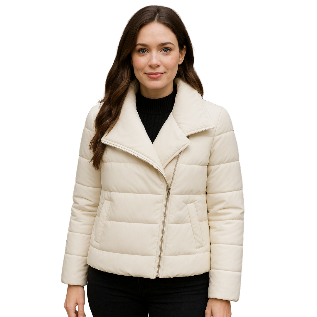 Short Winter Jacket Down flying sleeves with Polyester Fiber