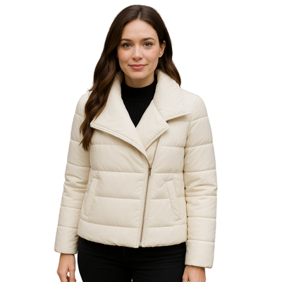 Short Winter Jacket Down flying sleeves with Polyester Fiber