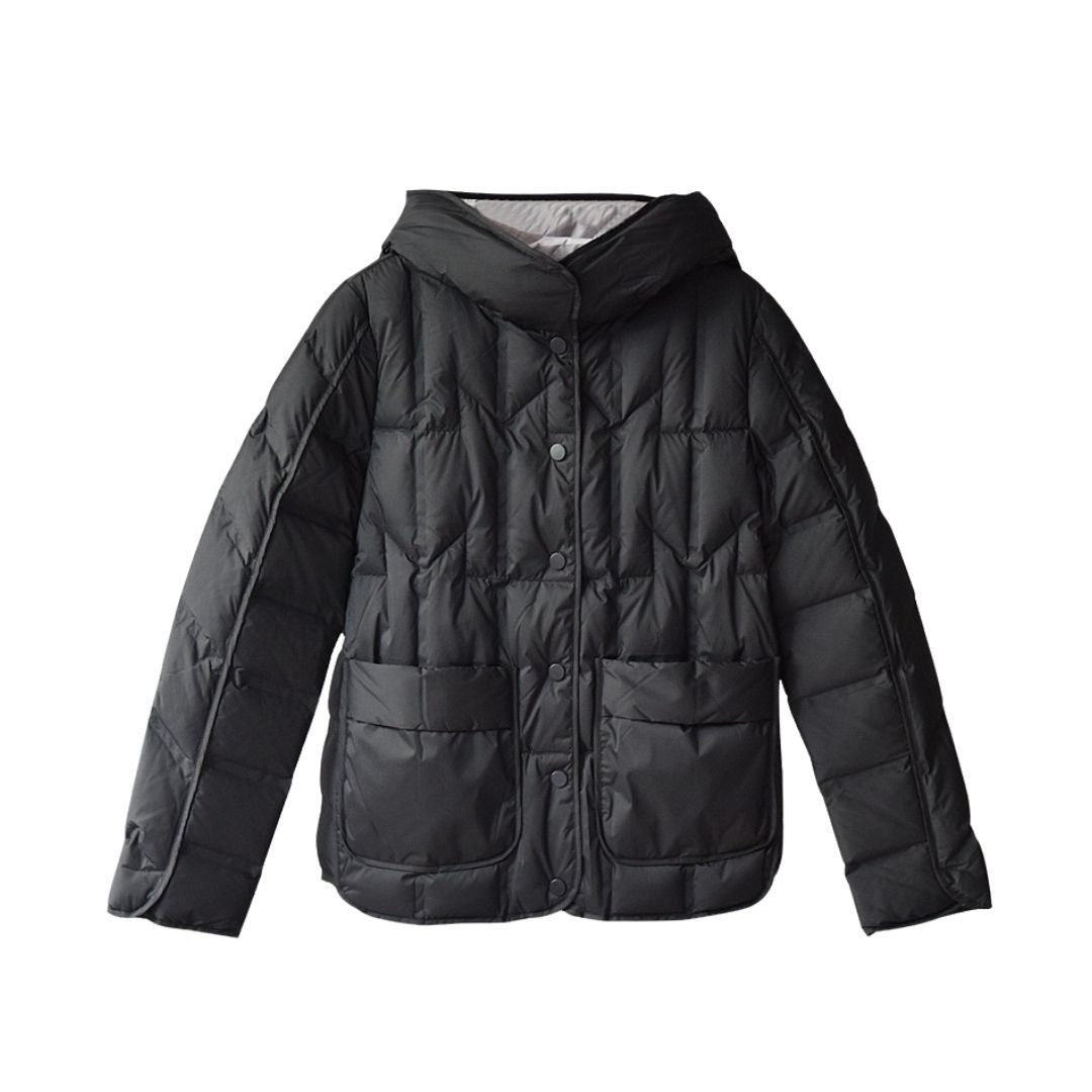 Short Winter Jacket For Work Seamless down Keeps warm