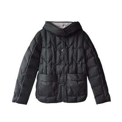 Short Winter Jacket For Work Seamless down Keeps warm