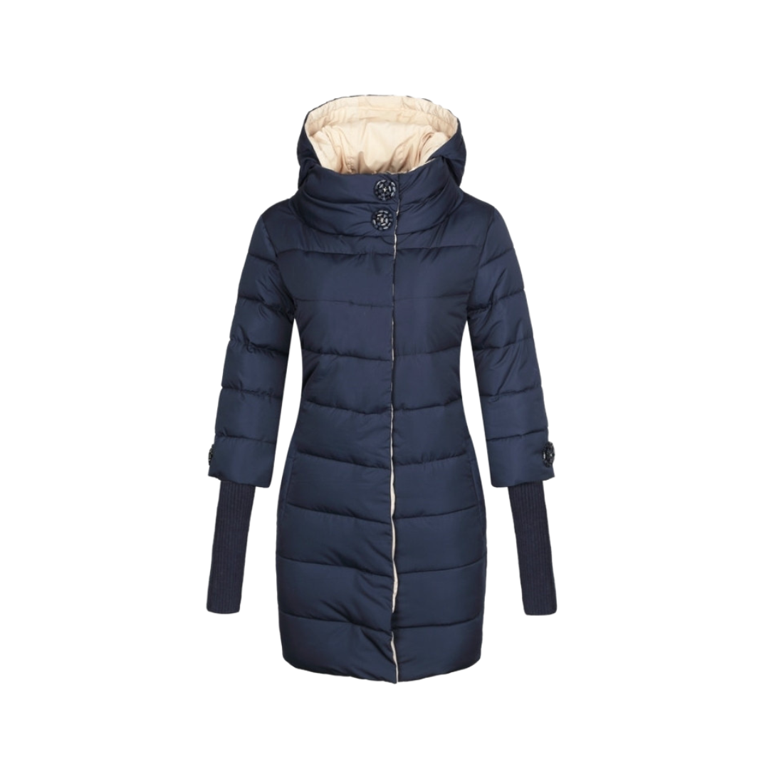 Winter Jacket Women Hooded Cotton Parka Long Coat Plus Size