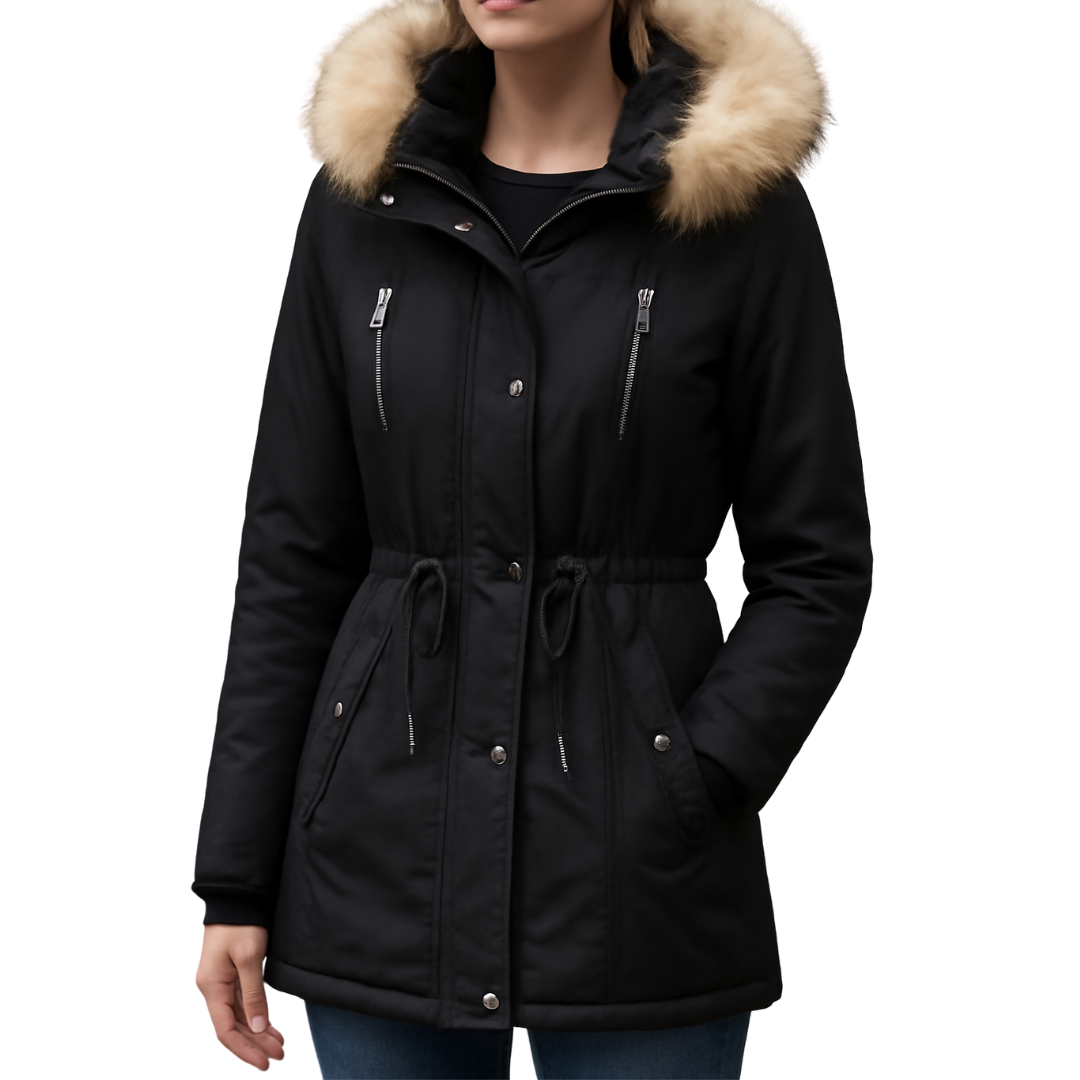 Winter Jacket with Hood thick lamb velvet loose cotton