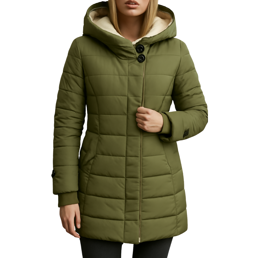 Winter Jacket Women Hooded Cotton Parka Long Coat Plus Size