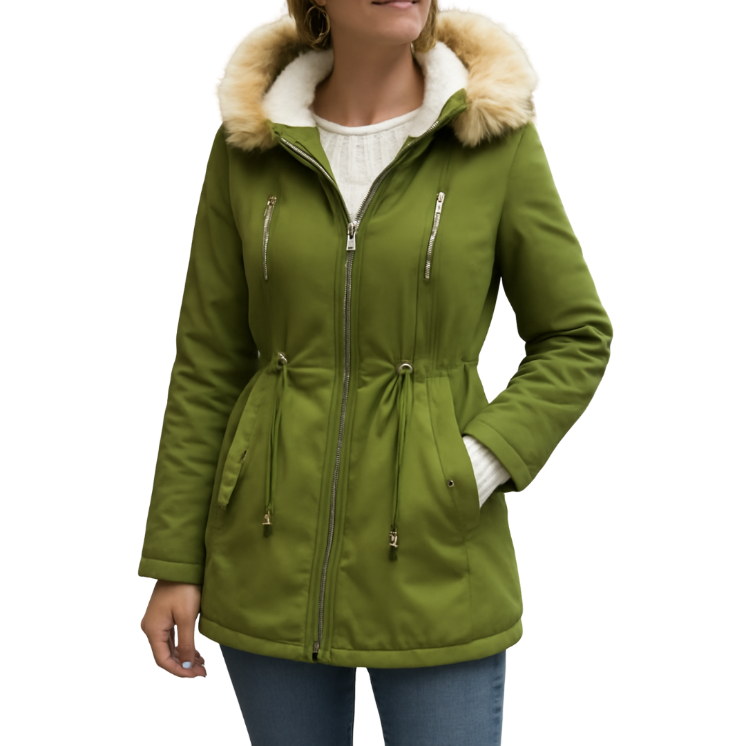 Winter Jacket with Hood thick lamb velvet loose cotton