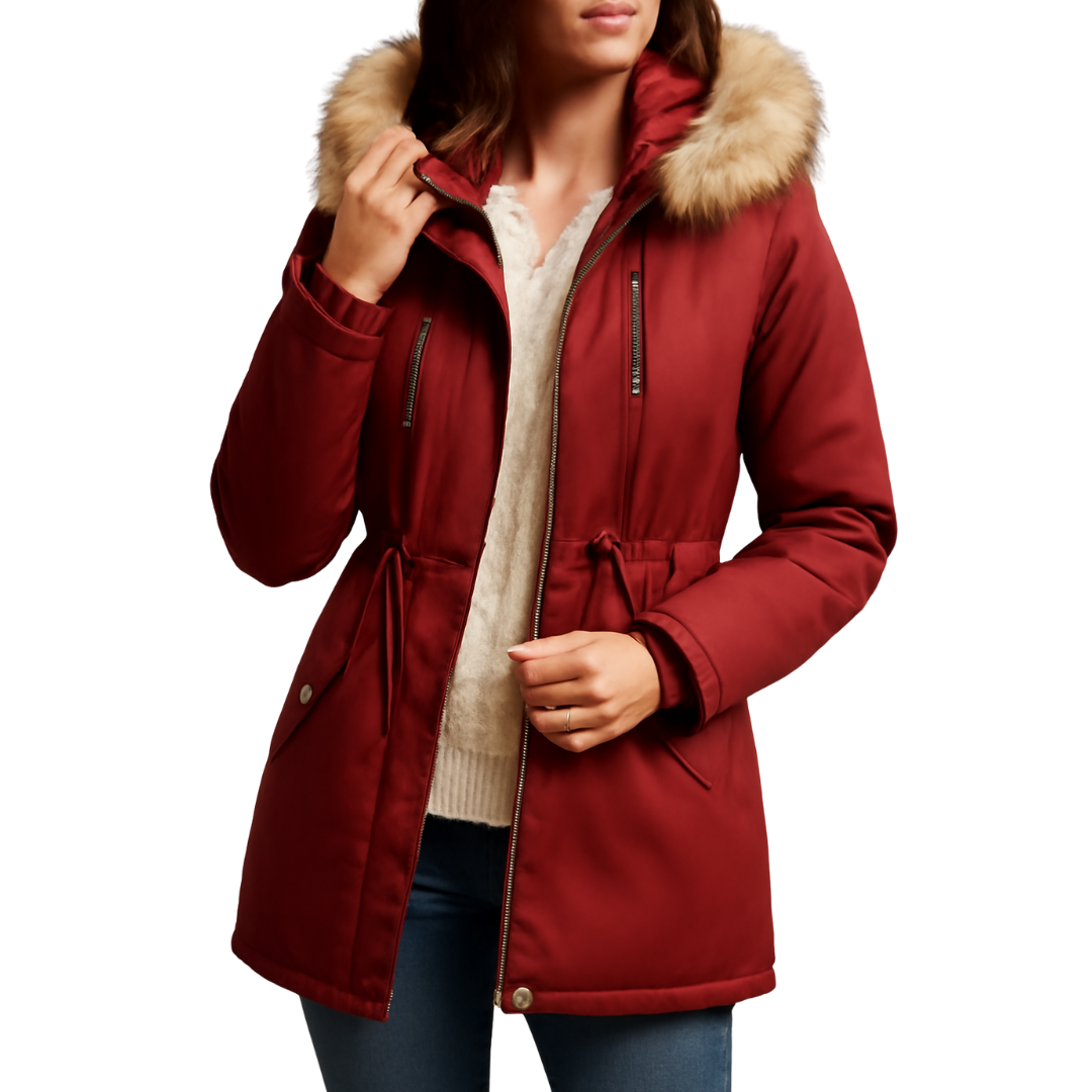 Winter Jacket with Hood thick lamb velvet loose cotton