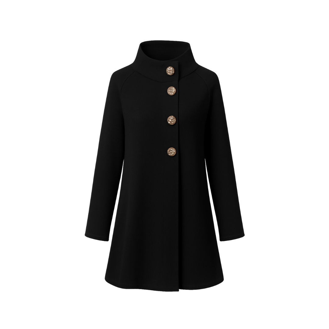 Winter Jacket Long Women Lapel sleeve cardigan