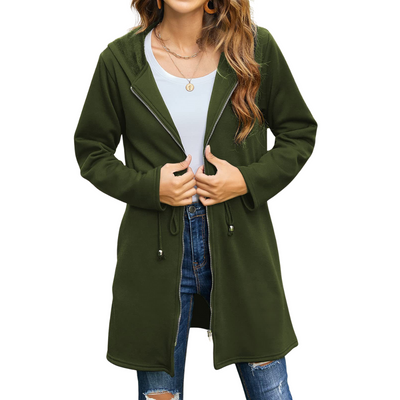 Winter jacket Long fluff scratch cardigan