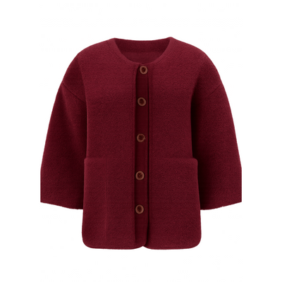 Warm Winter Jacket for women Collarless