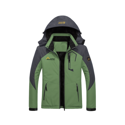 Waterproof Winter Jacket Couple outdoor hooded plus size