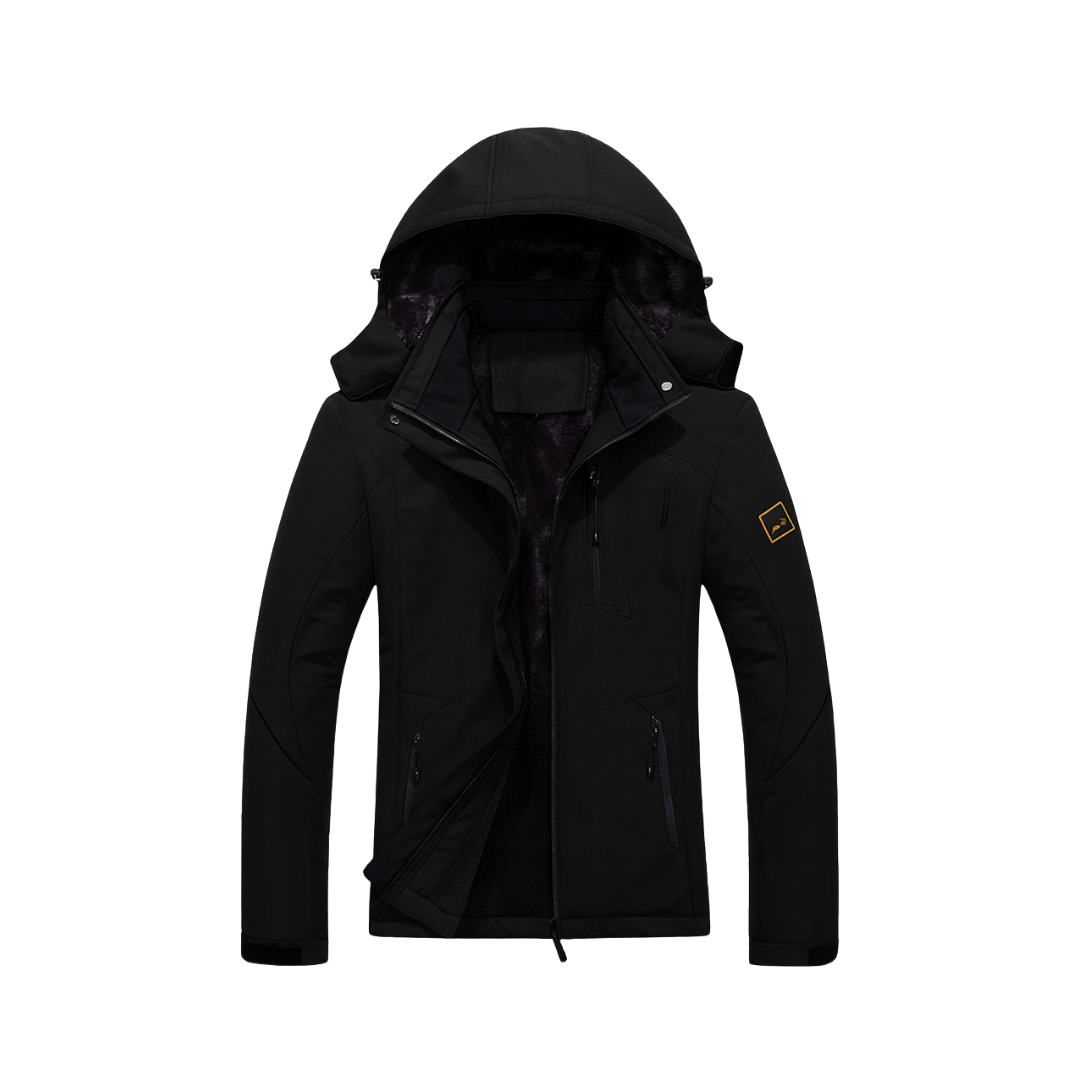 Waterproof Winter Jacket Couple outdoor hooded plus size