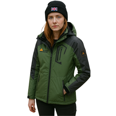 Waterproof Winter Jacket Couple outdoor hooded plus size