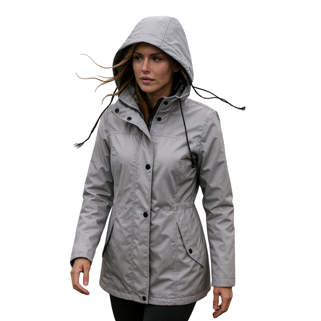 Waterproof Winter Jacket Mid-lenght Cardigan Hooded