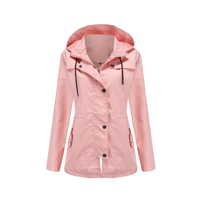 Waterproof Winter Jacket Mid-lenght Cardigan Hooded