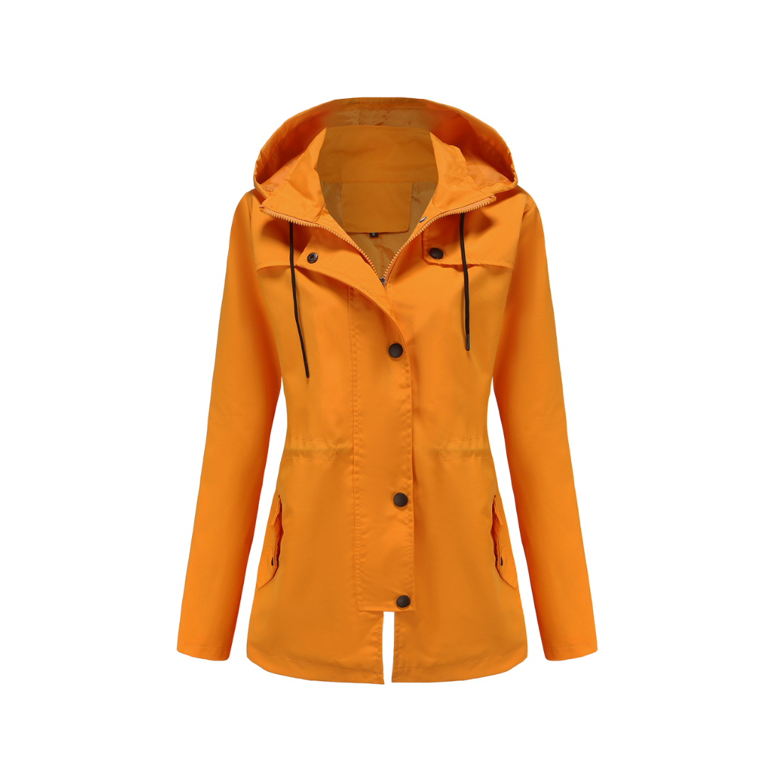 Waterproof Winter Jacket Mid-lenght Cardigan Hooded