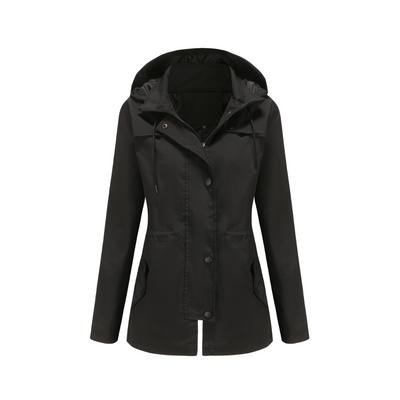 Waterproof Winter Jacket Mid-lenght Cardigan Hooded