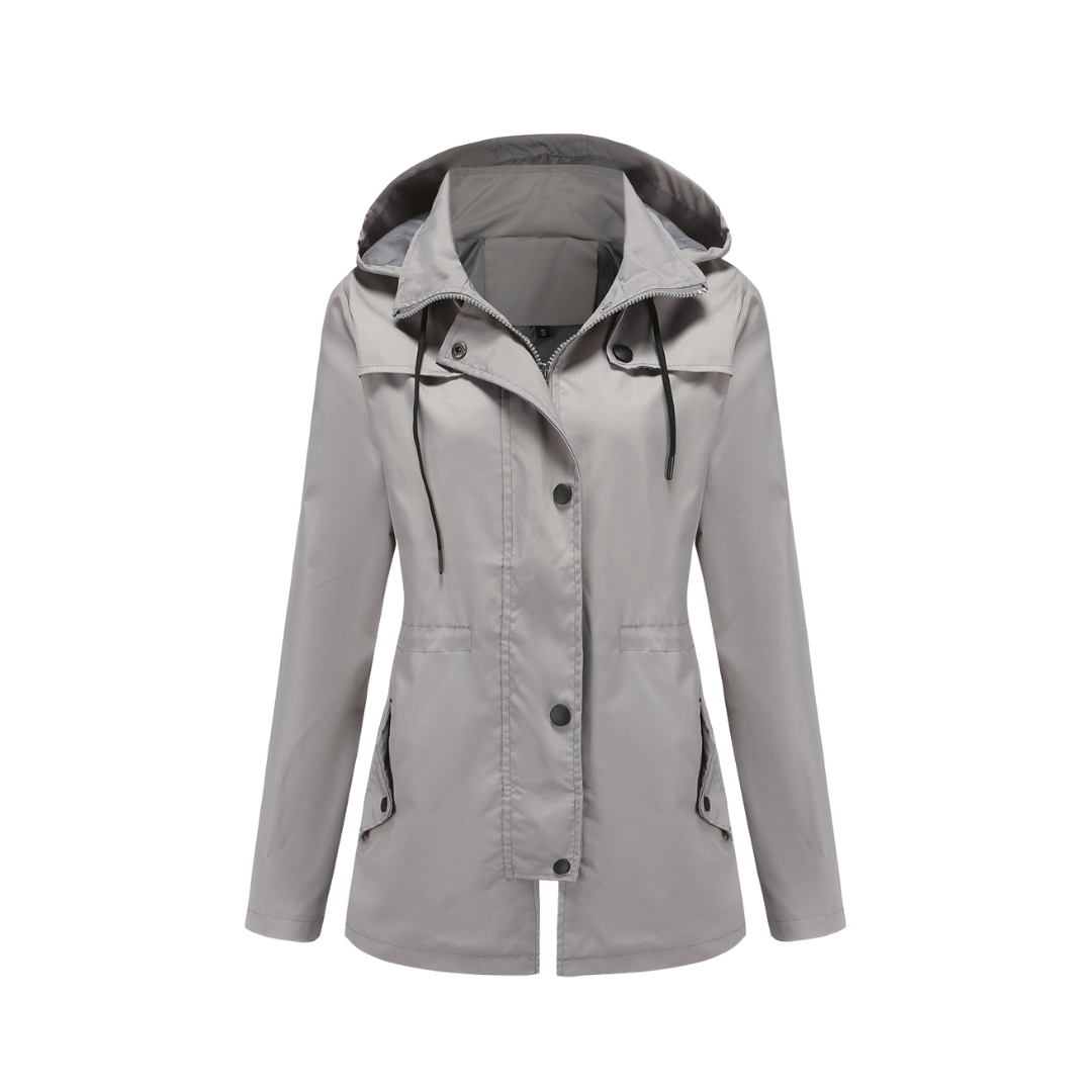 Waterproof Winter Jacket Mid-lenght Cardigan Hooded