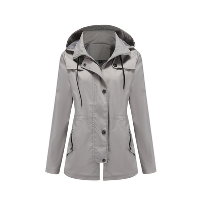 Waterproof Winter Jacket Mid-lenght Cardigan Hooded