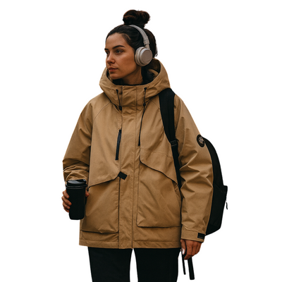 Waterproof Winter Jacket Outdoor Casual Hodded All-matching