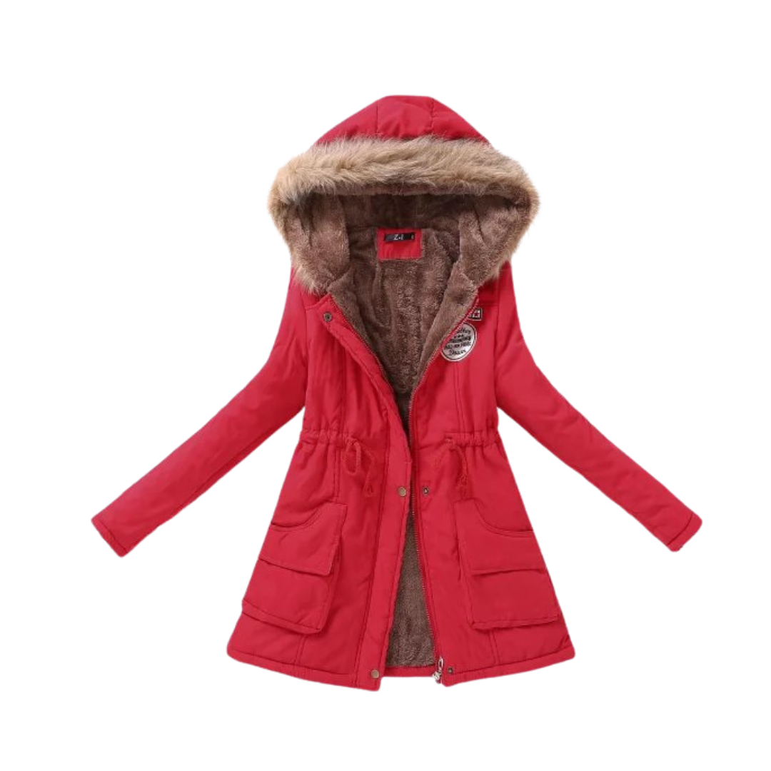 Winter Jacket For Women Plus Size Hodded Mid-length Cotton