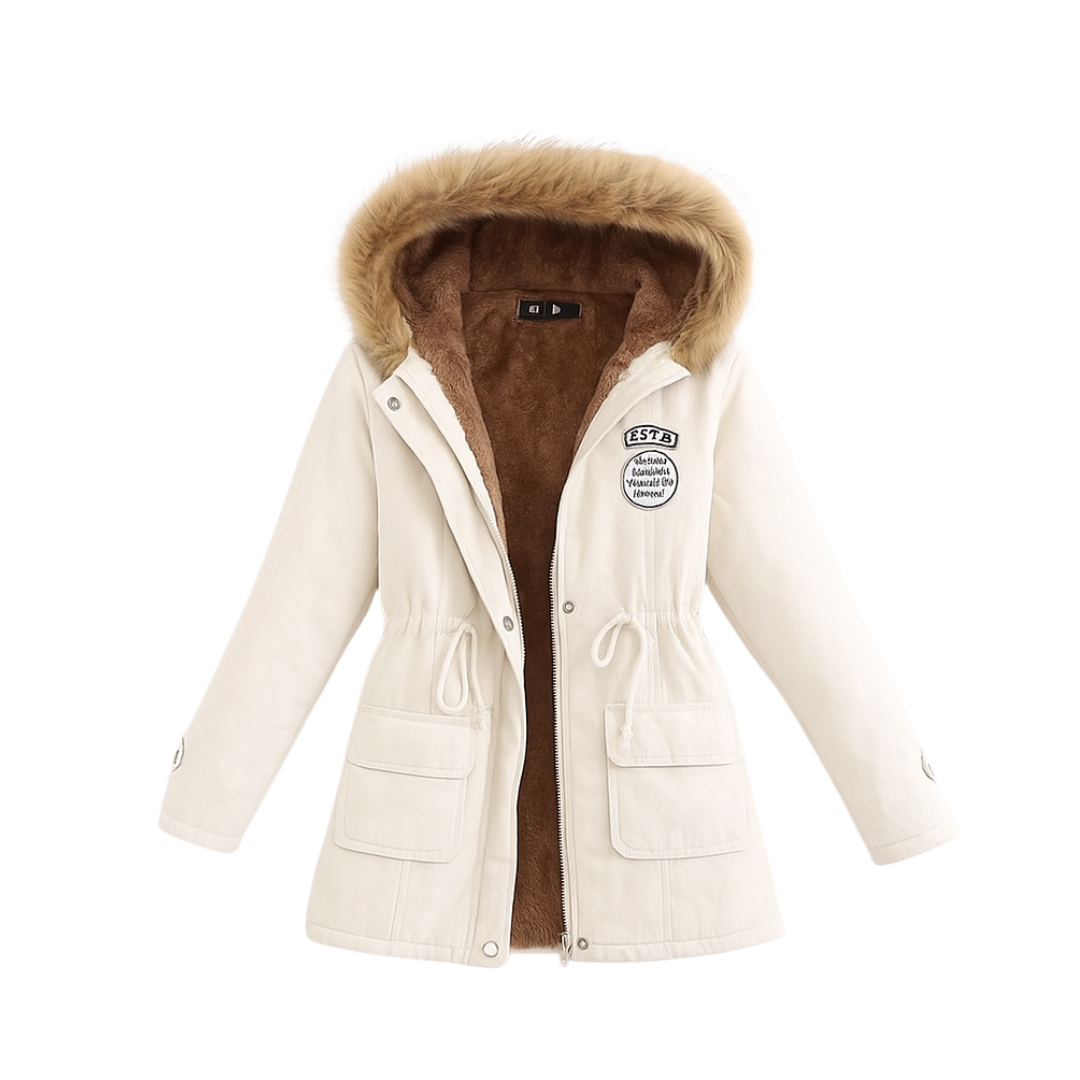 Winter Jacket For Women Plus Size Hodded Mid-length Cotton