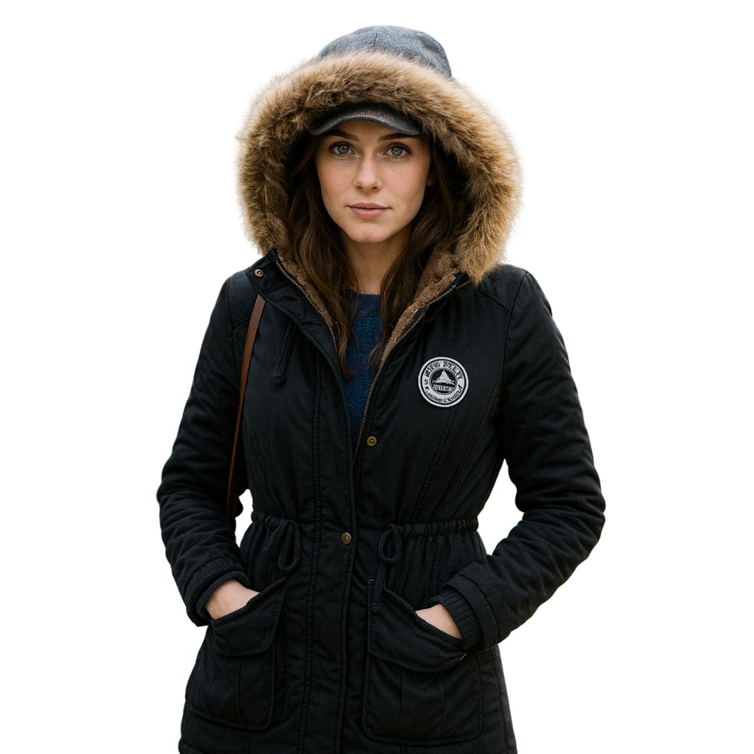Winter Jacket For Women Plus Size Hodded Mid-length Cotton