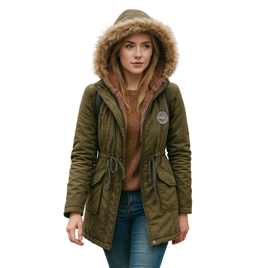 Winter Jacket For Women Plus Size Hodded Mid-length Cotton