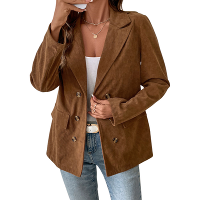 Winter Jacket For Work European and American Corduroy