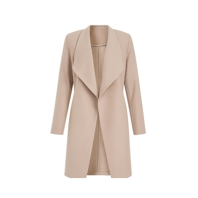 Winter Jacket for Work Long Sleeve Hairy Open Front Cardigan Suit