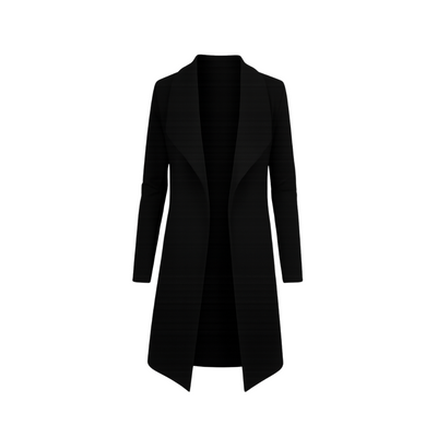 Winter Jacket for Work Long Sleeve Hairy Open Front Cardigan Suit