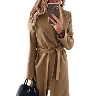 Winter Jacket for Work Long Sleeve Hairy Open Front Cardigan Suit