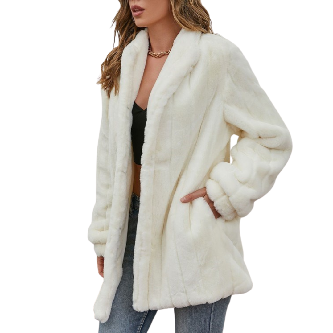 Winter jackets Long White floral spring