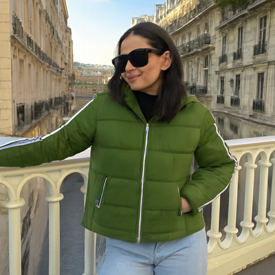 Short Winter Jacket Women Down Cotton