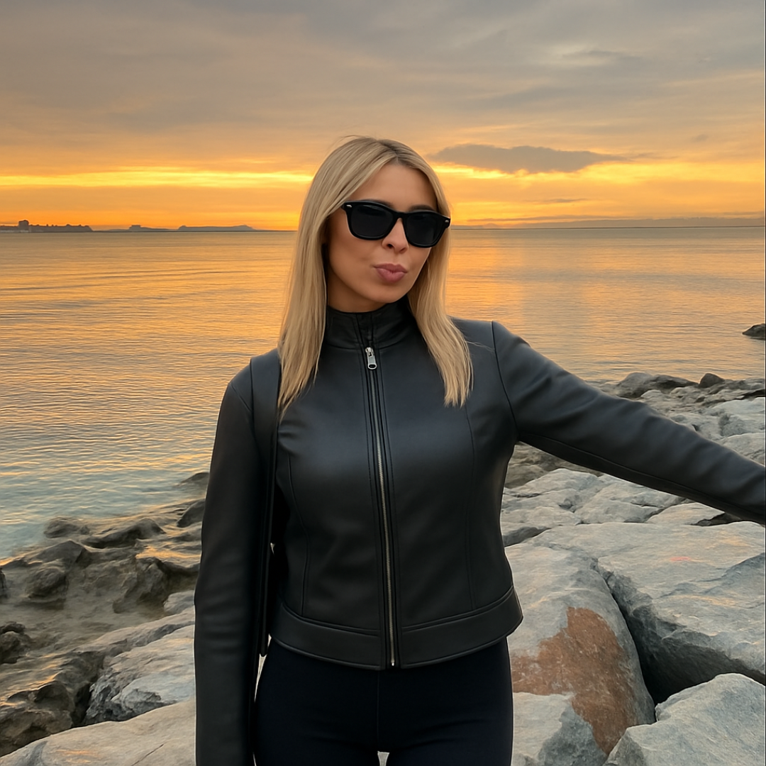 Fashion Winter Jacket Leather Autumn