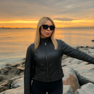 Fashion Winter Jacket Leather Autumn