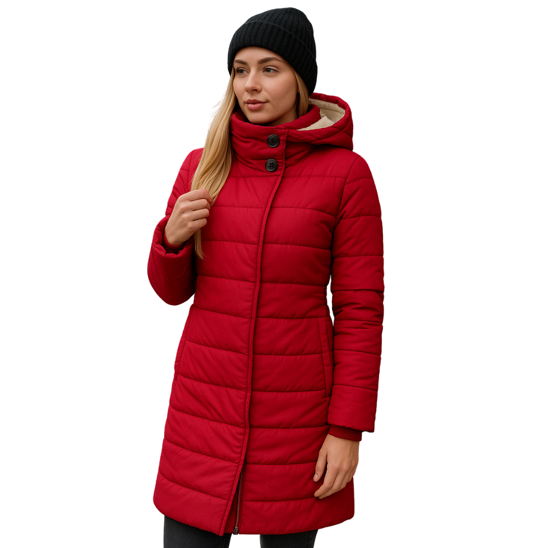 Winter Jacket Women Hooded Cotton Parka Long Coat Plus Size