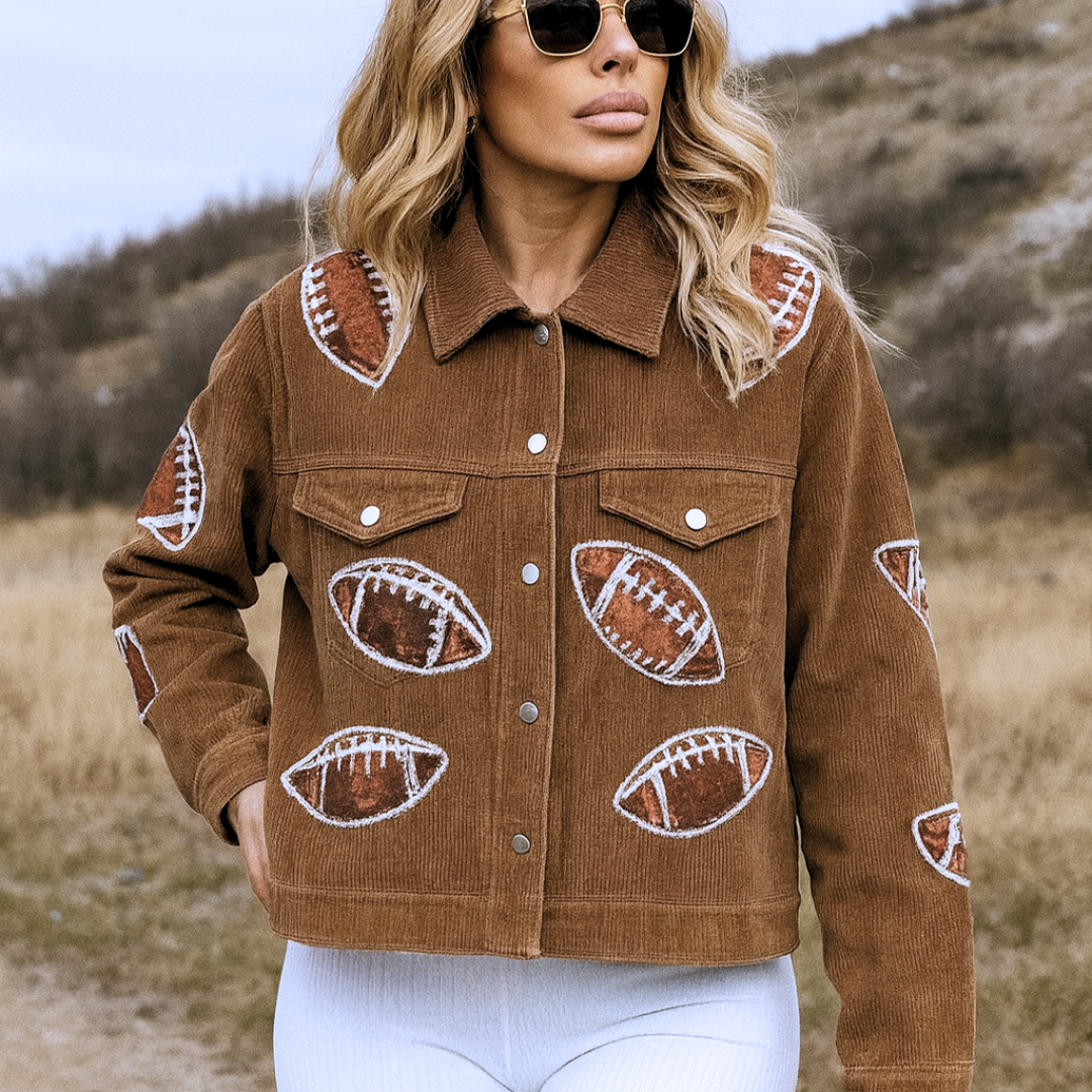 Fashion Winter Jacket Women Print baseball