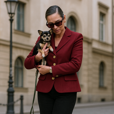 Winter Jacket Black fleece-lined suit Warm